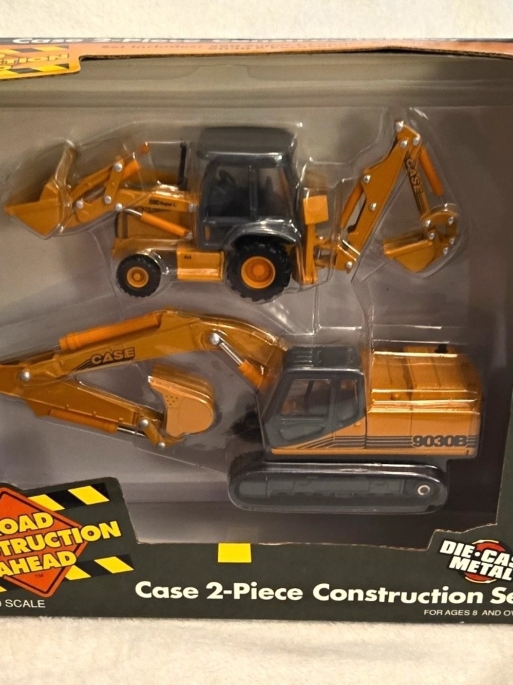 CASE Yellow 2-Piece Construction Vehicle Toy Set